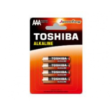 Pack 4 Pilas Toshiba AAA Alcalinas LR03 (594922 BL4)