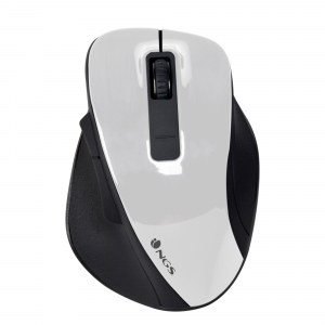 Ratón NGS WIRELESS ergonómico blanco 2.4GHZ