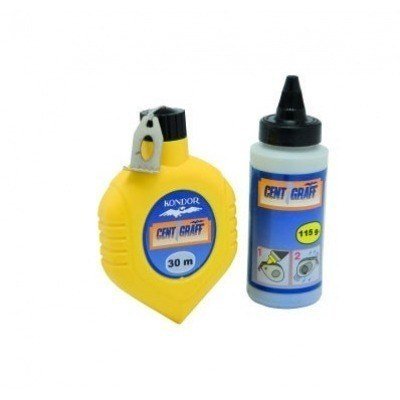 TIRALINEAS 30M + POLVO AZUL 150GR + NIVEL MEDID 190