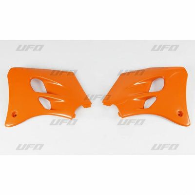 Plásticos laterales de radiador UFO KTM naranja KT03051-127 KT03051#127