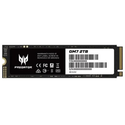 Disco duro interno ssd acer predator gm7 2tb m.2 pcie