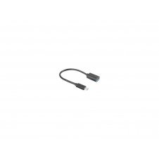 Lanberg AD-UC-UA-04 cable USB 0,15 m USB 3.2 Gen 1 (3.1 Gen 1) USB A USB C Negro