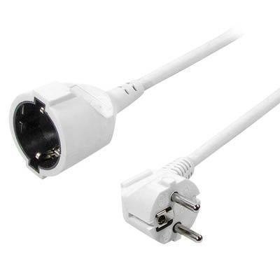 Prolongador Electrico SCHUKO BLANCO 5m SILVER