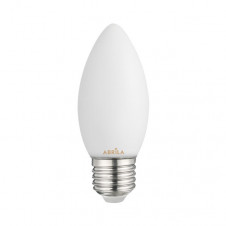 Bombilla Vela Filam.opal 6w 3000k Abrila E27 540lm 9,7x3,5x3,5cm
