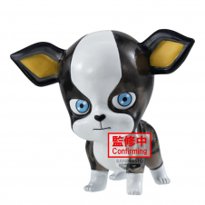 Figura banpresto jojo's bizarre adventure stardust crusaders clear figure iggy ver b. 6cm