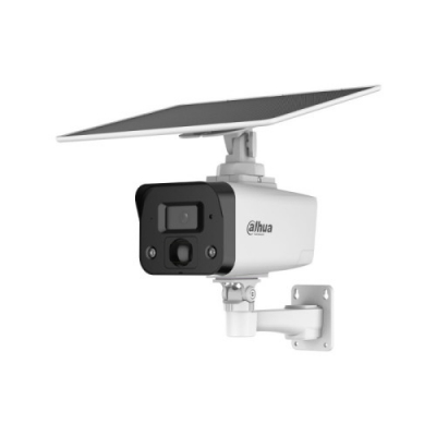 (IPC-HFW2441DG-4G-SP-B) DAHUA CAMARA IP BULLET CON PANEL SOLAR INTEGRADO, CAMARA 4MP SMART DUAL LIGHT, IP67, SMD, 4G, IR30M, SOPORTA MICROSD 512GB, FIJA 3.6MM