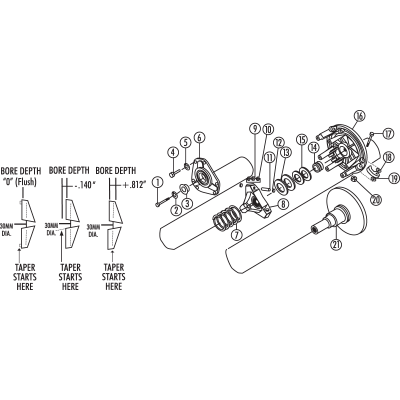 Kit tornillo(s) montaje COMET 217161A