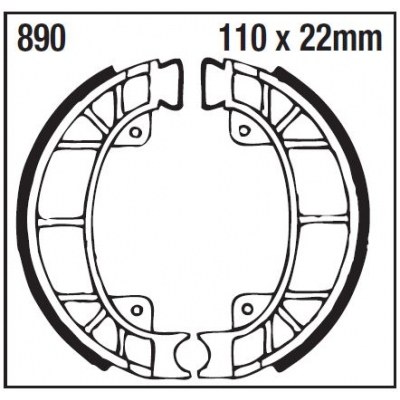 Zapatas de freno estándar EBC 890