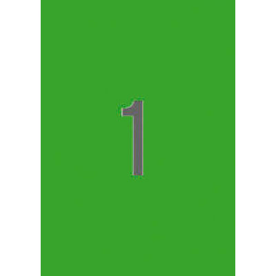 Apli Etiquetas Verdes Permanentes 210.0 x 297.0mm 20 Hojas