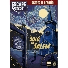 Juego de mesa escape quest 3: solo en salem formato libro pegi 12