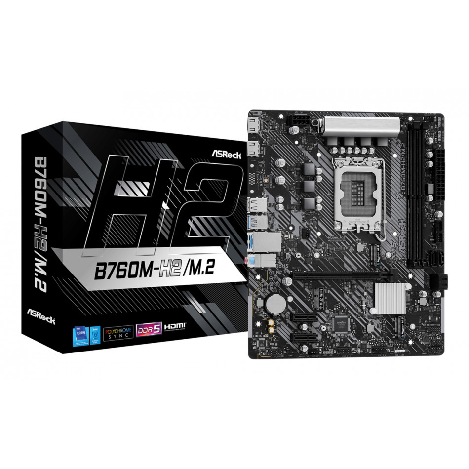 B760M-H2/M.2 Intel B760 LGA 1700 micro ATX