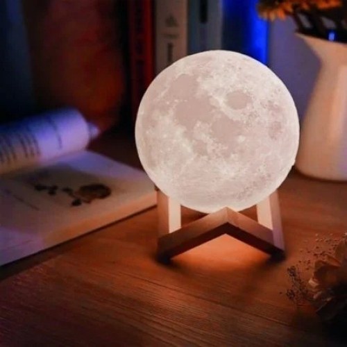 Lámpara Decorativa Jocca Luna 3D/ 3 Modos de Iluminación