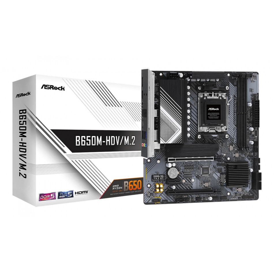 B650M-HDV/M.2 AMD B650 Zócalo AM5 micro ATX