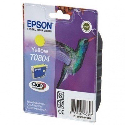 Epson T0804 Amarillo Cartucho de Tinta Original - C13T08044011