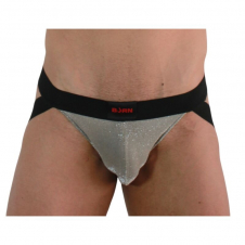 BURN - 001 JOCK BRILLANTE BEIGE / NEGRO XL