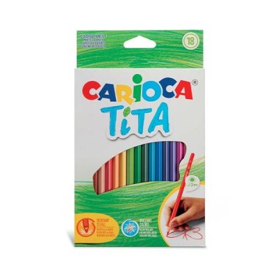 CARIOCA C.18 LAPICES HEXAGONALES TITA COLORES SURTIDOS