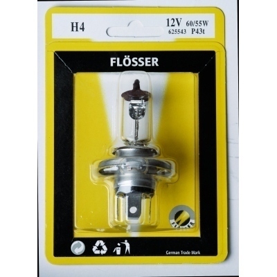 Bombillas halógenas para foco delantero FLOSSER 62554310PK