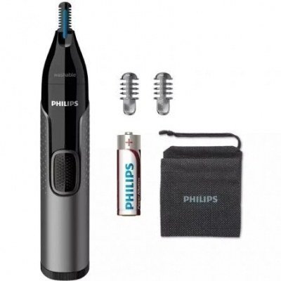 Perfilador Philips Nose Trimmer 3650/ con Pila/ 2 Accesorios