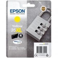 Cartucho tinta epson c13t35944010 amarillo xl durabrite ultra ink 35xl - 1900 paginas - candado