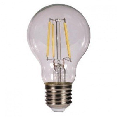 Bombilla led kodak filamento cristal esferica a60 - e27 - 600lm - calido 3000k - 6w=48w - no regulable