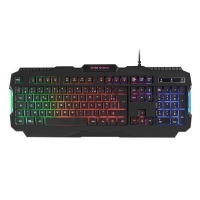 Teclado mars gaming mrk0fr usb 2.0 rgb membrana frances