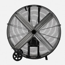 Ventilador Industrial Maximum 800w Negro 127d 2 Velocidades C/ruedas 129,5x127x46cm