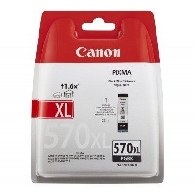 Cartucho tinta canon pgi - 570pgbk xl negro