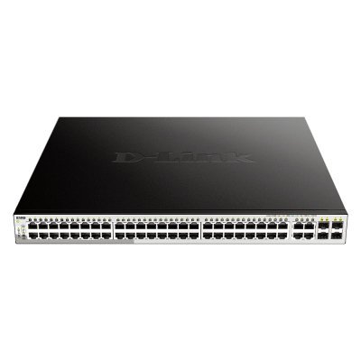 DGS-1210-52MP switch Gestionado L2 Gigabit Ethernet (10/100/1000) 1U Negro