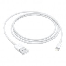 Cable original apple iphone usb tipo a a lightning 1m - macho - macho - blanco