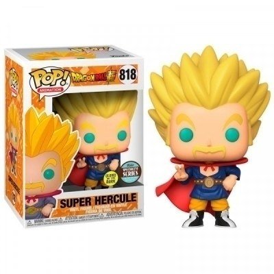 Funko pop dragon ball super s4 super saiyan hercule gitd brillo en la oscuridad 48280