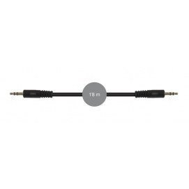 Cable señal de audio Jack 3'5 mm estéreo macho a Jack 3'5 mm estéreo macho Fonestar AA-729