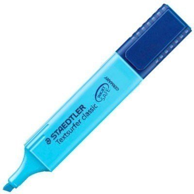 Staedtler Textsurfer Classic 364 Rotulador Marcador Fluorescente - Punta Biselada - Trazo entre 1mm-5mm - Tinta con Base de Agua - Color Azul