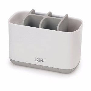 EASYSTORE large toothbrush holder #grey/white 1 u