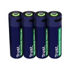 Pilas Recargables Trust AA Azul 4 Unidades (25631)