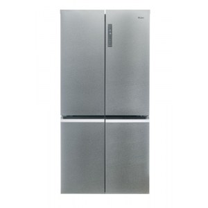 Frigorífico americano Haier HCR5919ENMM, 190 x 91 cm, 4 puertas, No Frost, display, inox