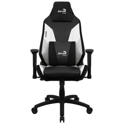 Silla gaming aerocool admiral negra - blanca