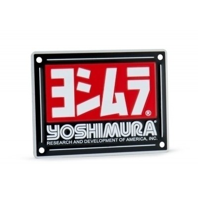 Placa con logo Yoshimura para Silencioso RS-4 RS4-NB001