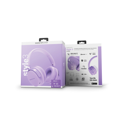 Energy Sistem Headphones BT Style 3 Lavender