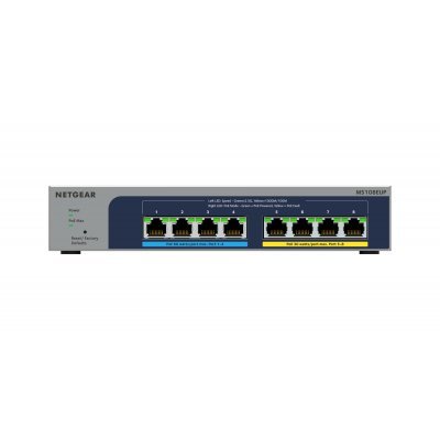 8-port Ultra60 PoE++ Multi-Gigabit (2.5G) Ethernet Plus Switch Gestionado L2/L3 2.5G Ethernet (100/1000/2500) Energía sobre Ethernet (PoE) Gris