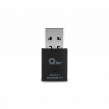 ADAPTADOR DE RED QIAN USB, WIFI 2.4G/5GHZ, BLUETOOTH 5.0