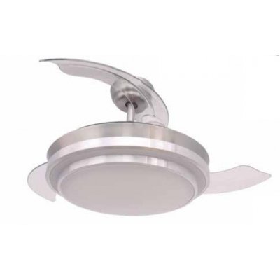 VT-SENZA PLUS ventilador Acero inoxidable, Blanco