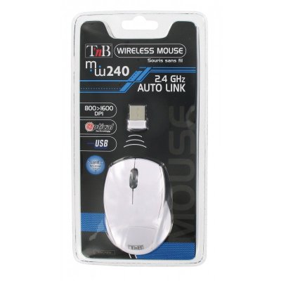 MM240 ratón RF inalámbrico Óptico 1600 DPI