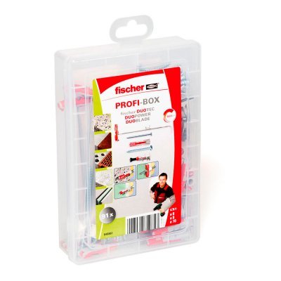 Tacos duoline dp6/8,db,dt10 + tornillos, maletín 90 uds