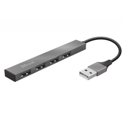 Hub USB 2.0 Trust Halyx/ 4 Puertos USB