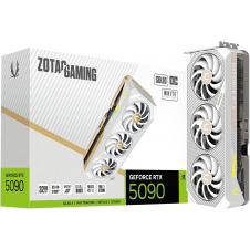 TARJETA DE VIDEO ZOTAC RTX 5090 SOLID OC WHITE 32GB GDDR7 PCIE 5.0