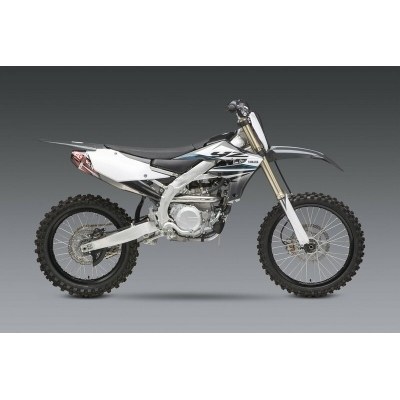 Linea completa escape Yoshimura Signature RS-4, acero inox, Silencioso de aluminio, Yamaha YZ450F 234830D320