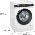 Lavadora Siemens WG44G2ZAES, 9 kg, 1400 rpm, clase A, blanco - imagen 7