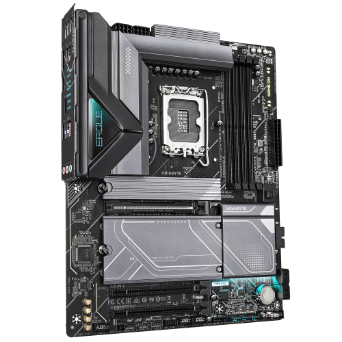 GIGABYTE Z890 EAGLE Placa Base - Compatible con CPUs Intel Core Ultra (Serie 2), VRM de 14+1+2 fases, hasta 8800MHz DDR5 (OC), 1x PCIe 5.0 M.2 + 3x PCIe 4.0 M.2, LAN de 2,5GbE, USB4