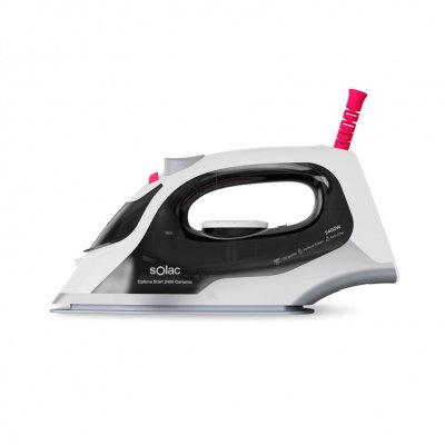 PV2400 Plancha a vapor Suela de cerámica 2400 W Negro, Blanco