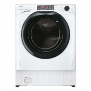 Lavadora - secadora integrable Haier HWDQ90B416FWBS, 9kg lavado, 5kg secado, 1600rpm, clase D, 266 kWh año, 76dB, blanco